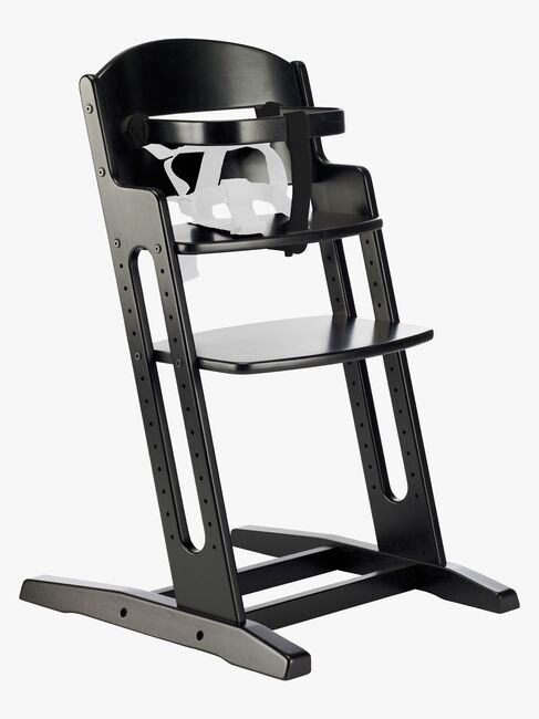 BabyDan Danstolen Højstol Sort inkl Bøjle & Rem