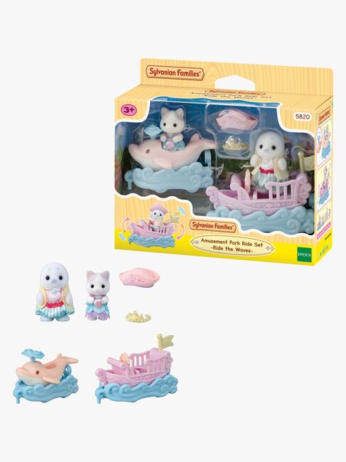 Sylvanian Families Legesæt Forlystelsespark Båd & Vogn