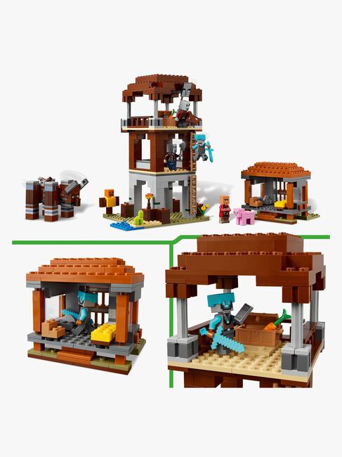LEGO Minecraft 21278 Røverforposten og ravager