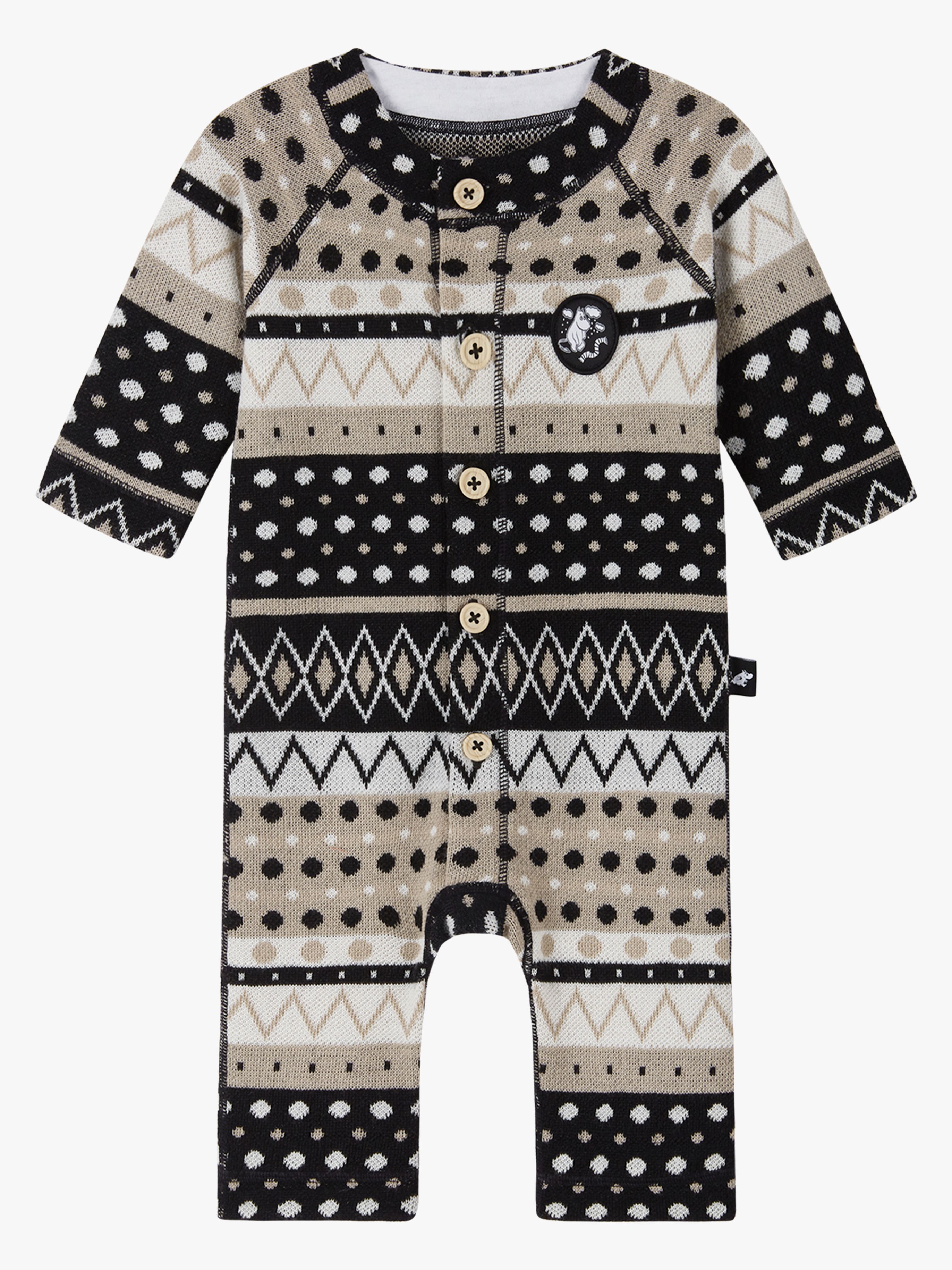Reima Moomin Hyggelig Ulddragt, Black, 62-68
