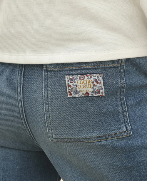 Cache Coeur KELLY Graviditetsjeans, Mid Blue