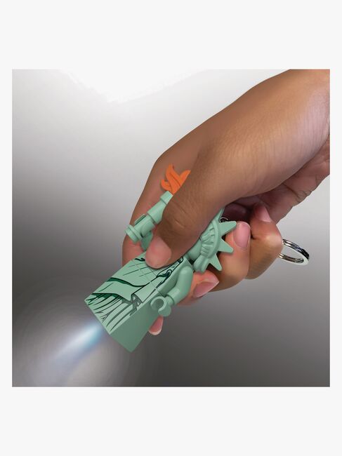 LEGO® Ikonisk Frihedsgudinde Nøglering med LED-lys