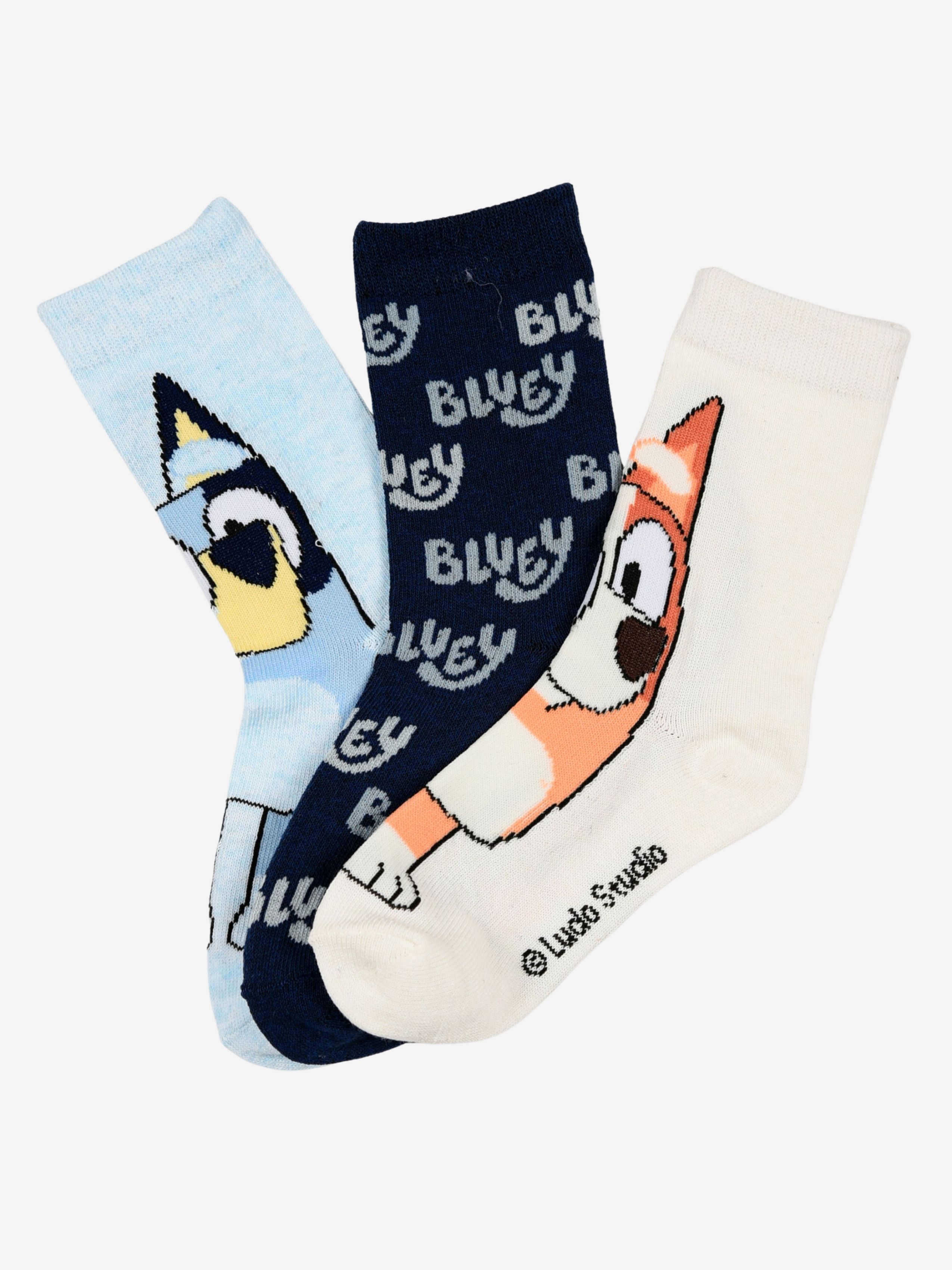 Bluey Strømper 3-pak, Multifarvet, 31-34