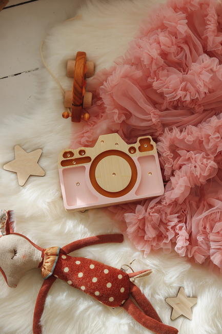 Little Lights Mini Lampe Kamera, Pastelpink