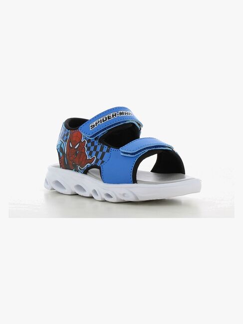Marvel Spiderman Blinkende Sandaler, Cobalt Blue/Black