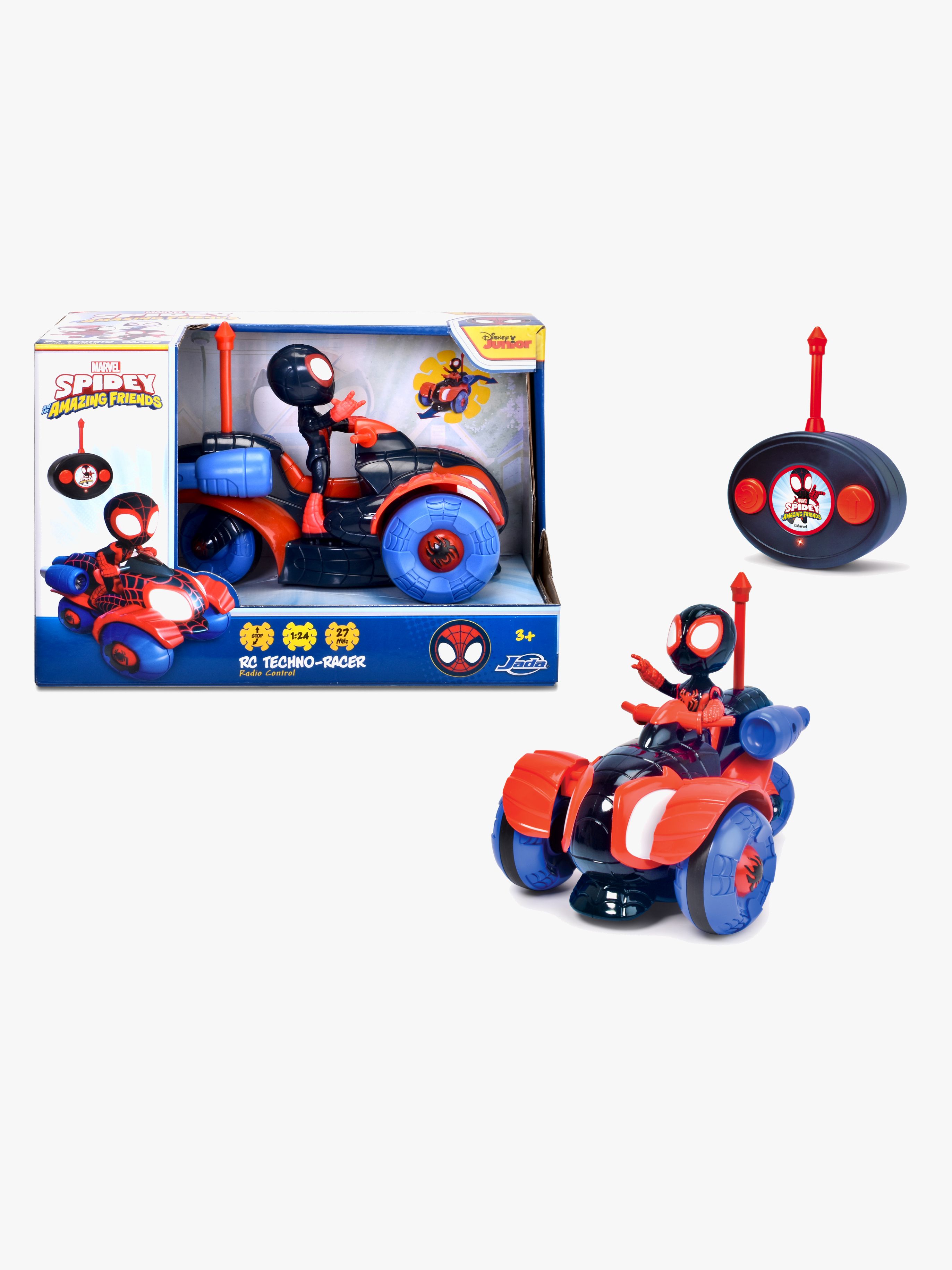 Marvel Fjernstyret Bil Miles Morales med Figur