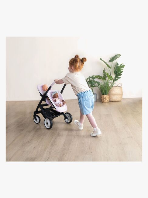 Smoby MAXI-COSI Tvillingevogn, Pink