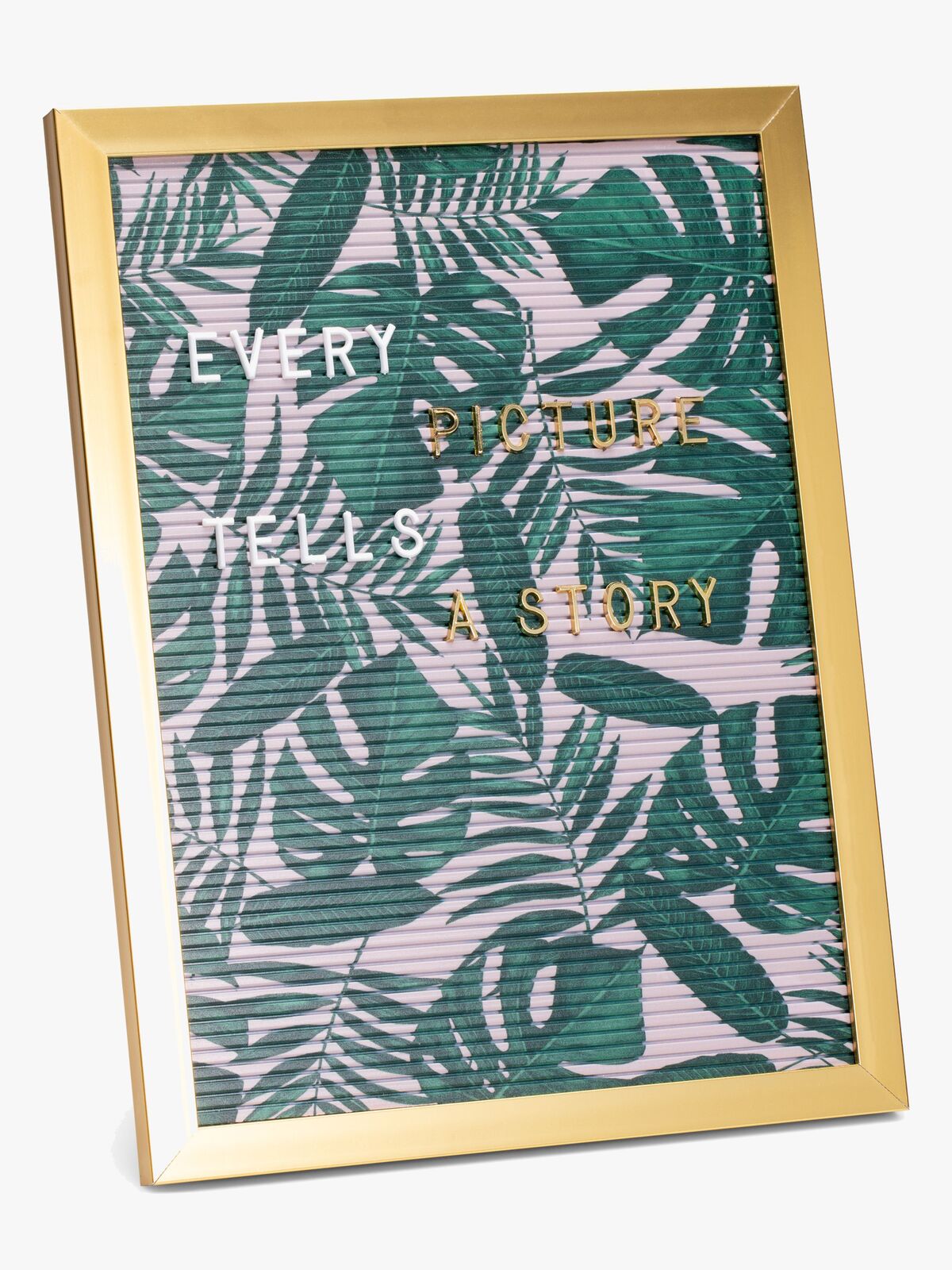 Petite Déco Bogstavstavle Garden, Lyserød