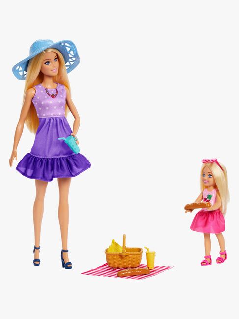 Barbie Family & Friends Legesæt Malibu & Chelsea Picnic