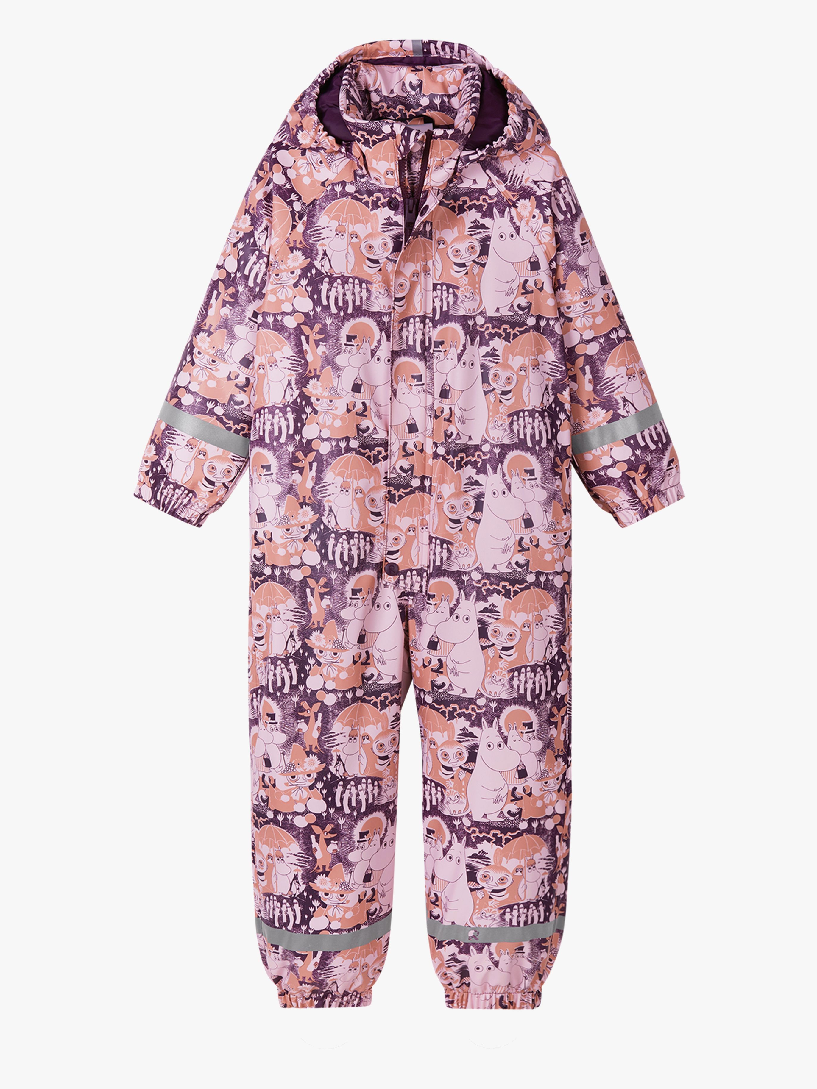 Reima Moomin Rapakko Foret Regndragt, Pale Rose, 86