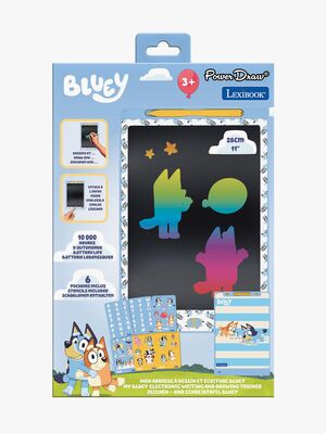 Bluey Tegnetablet 10" med Stencilskabeloner