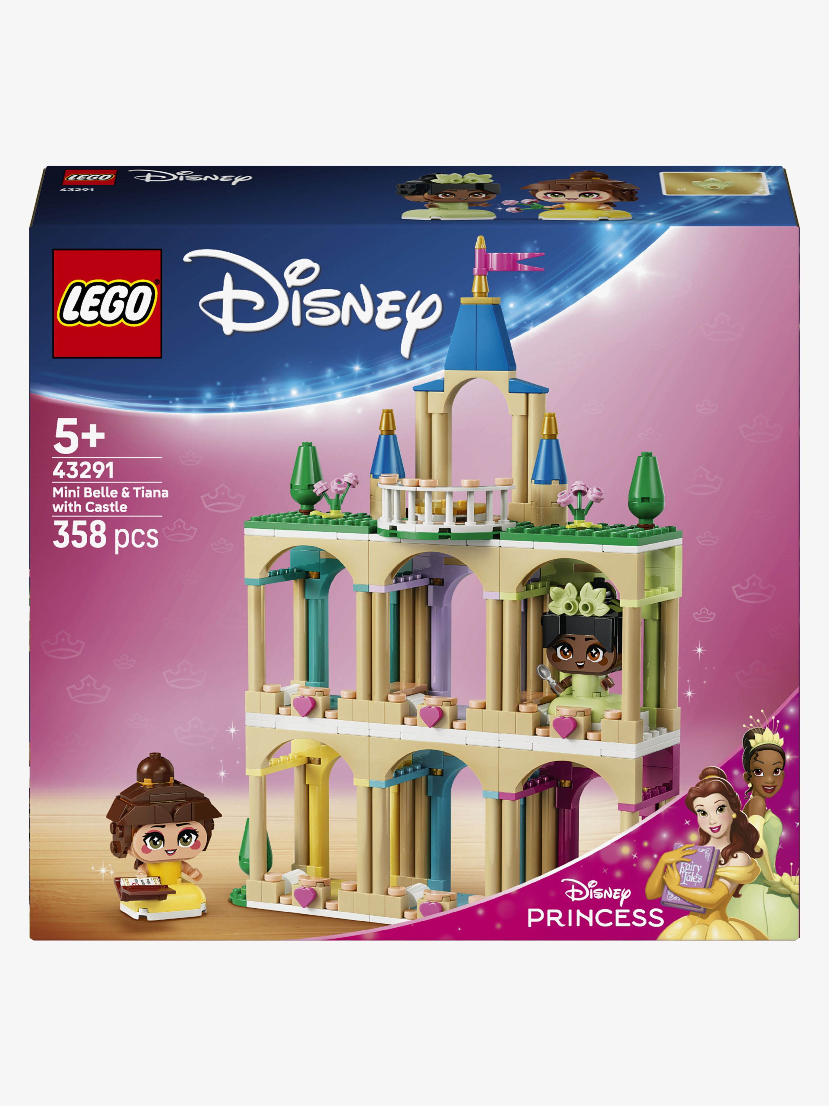LEGO Disney Princess 43291 Minimodeller af Belle og Tiana med slot