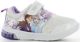 Disney Frozen Blinkende Sneakers, White/Silver