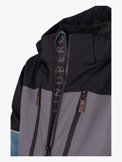 Lindberg Alpine Flyverdragt, Black/Turquiose