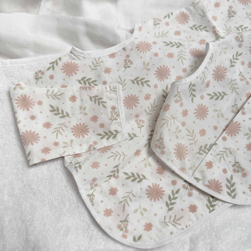 Summerville Organic Hagesmæk med Ærmer, Blossom