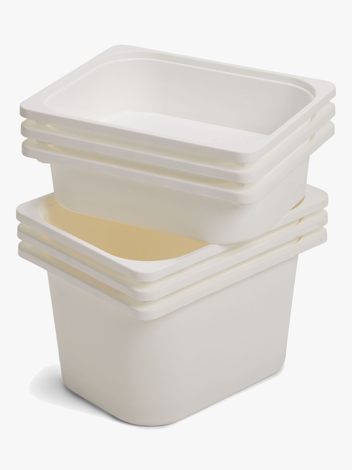 JLY Kasser To 3-Pak, Hvid