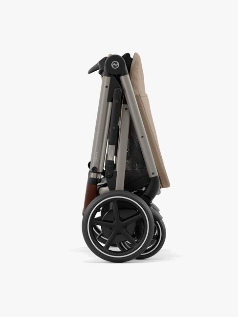 Cybex e-GAZELLE S Klapvogn, Almond Beige/Taupe