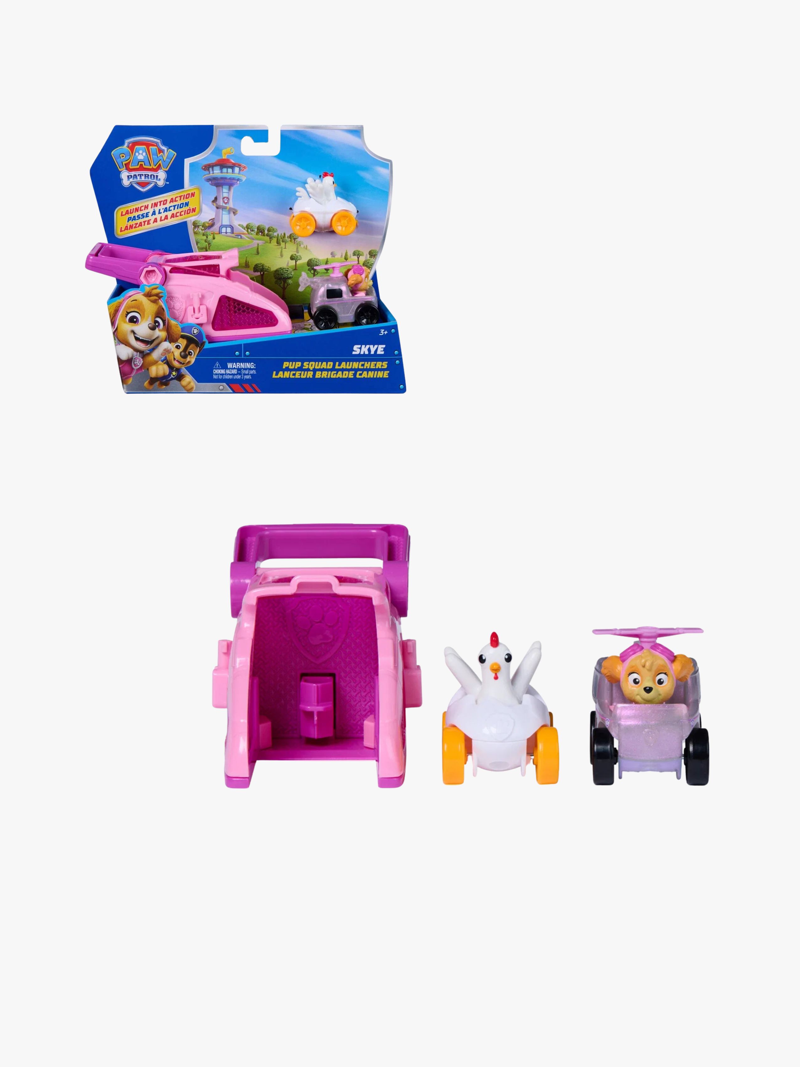 Paw Patrol Legesæt Hund Squad Med Køretøj Skye