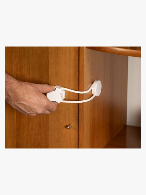 Safe & Care Selvklæbende Multilås, Hvid