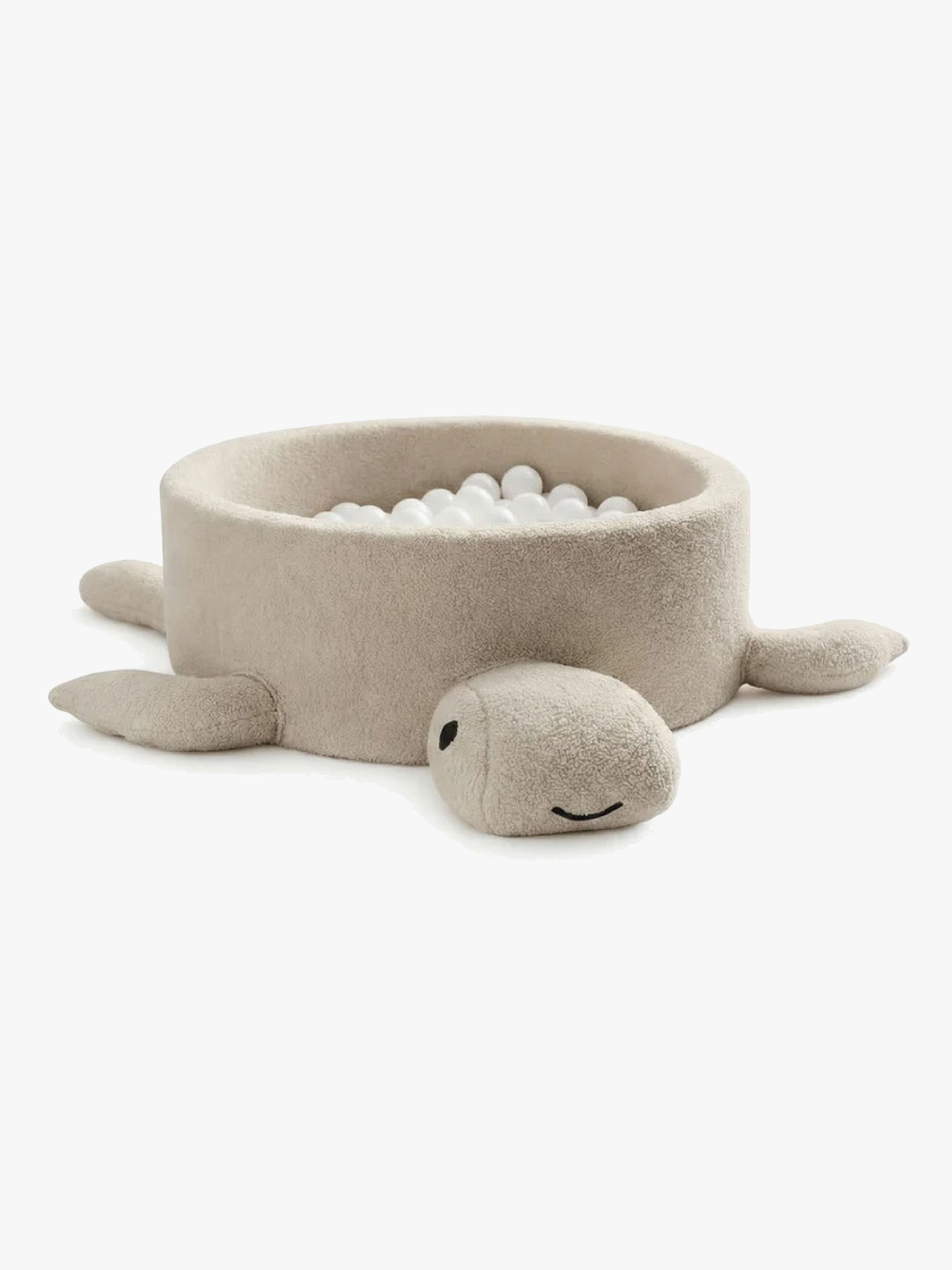 MeowBaby Boucle Turtle Boldbassin, Oat Biscuit Beige