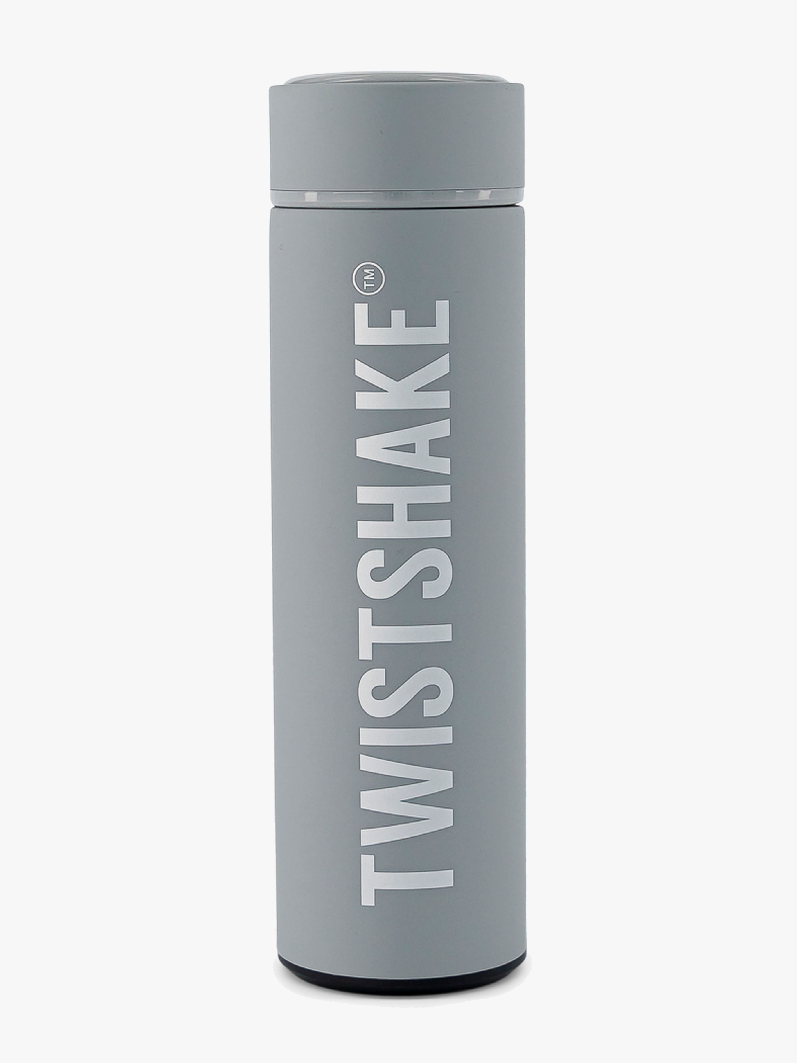 Twistshake TS Termoflaske i grå: 10 timers holdbarhed for 149 kr.