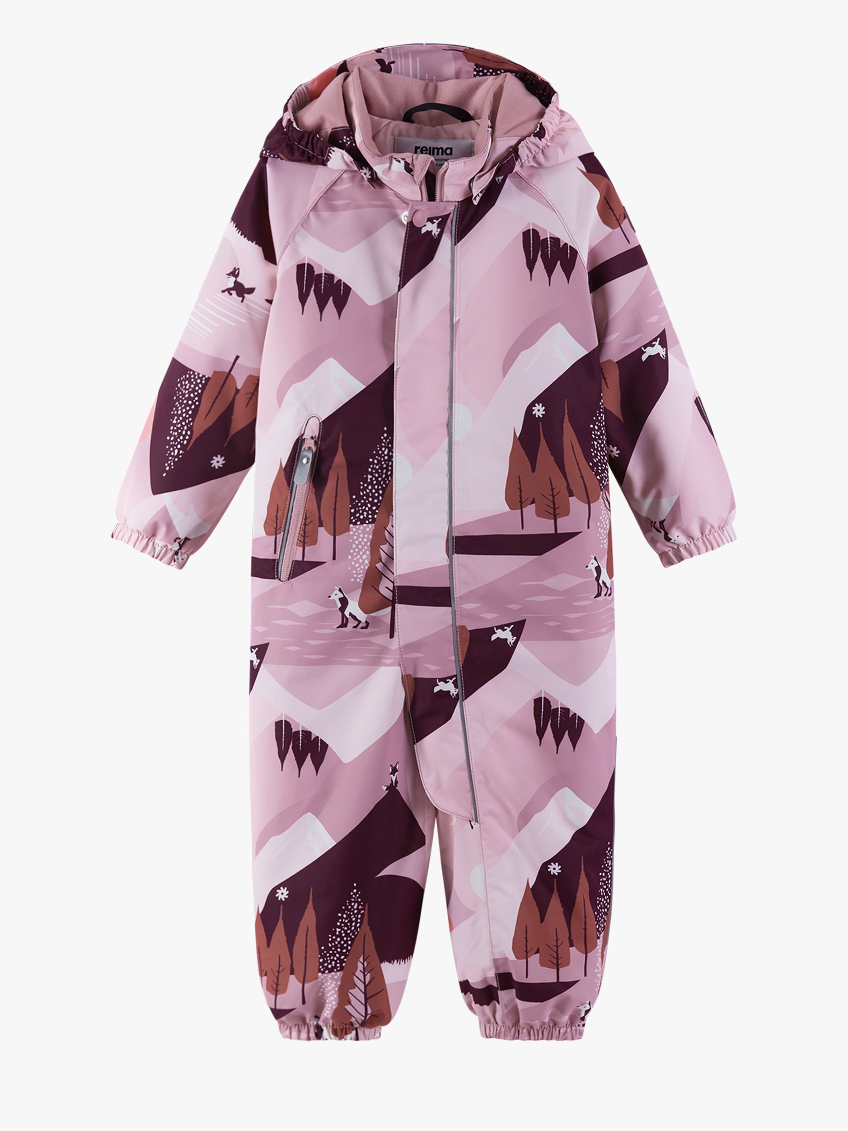 Reima Puhuri Flyverdragt, Grey Pink, 74, Overall børn