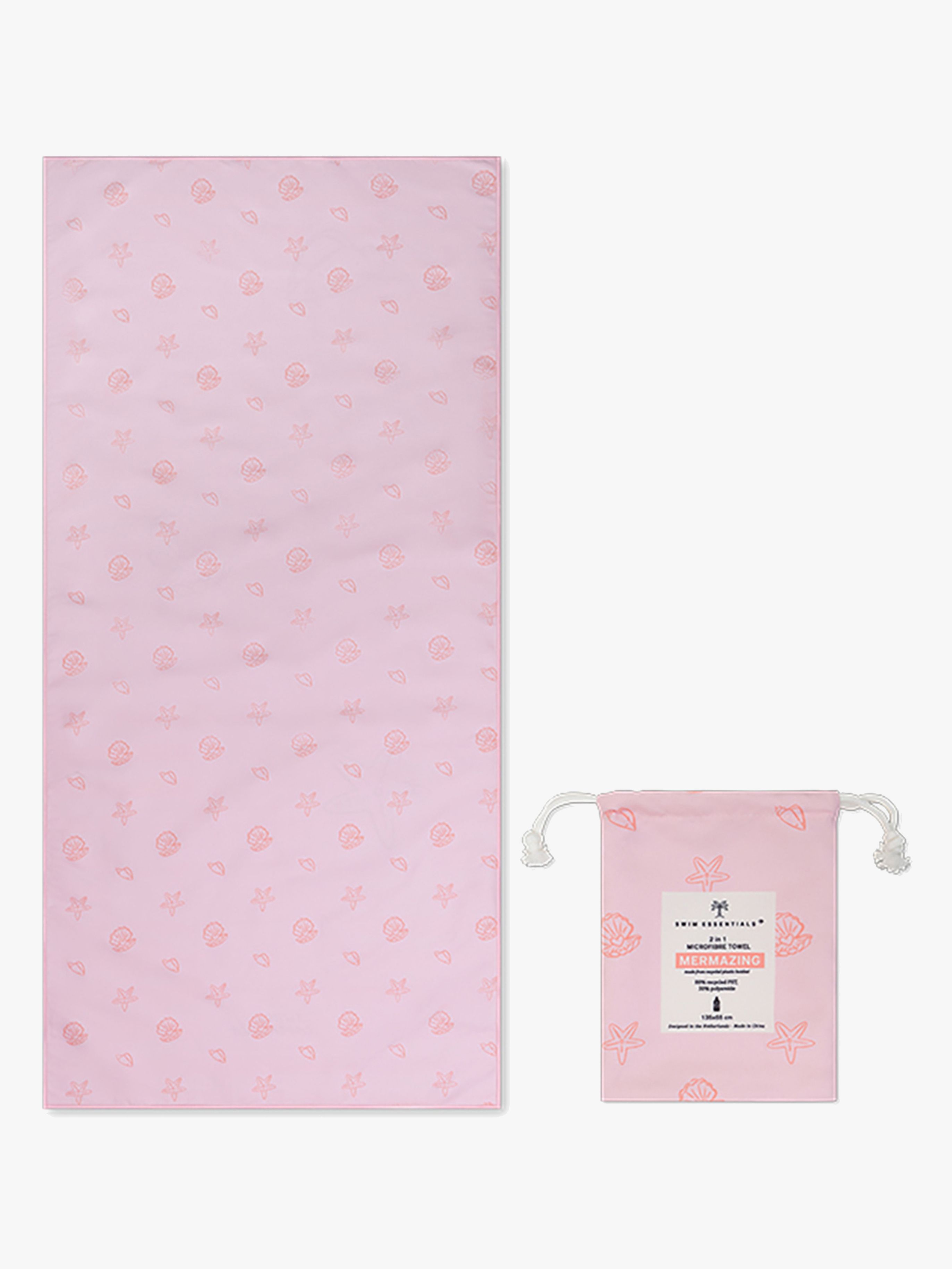 Swim Essentials Mermazing Badehåndklæde, Pink