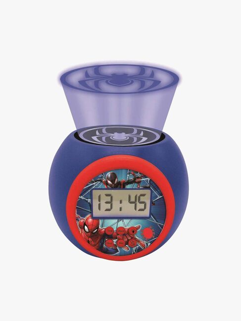 Marvel Spider-Man Projector Vækkeur, Blå