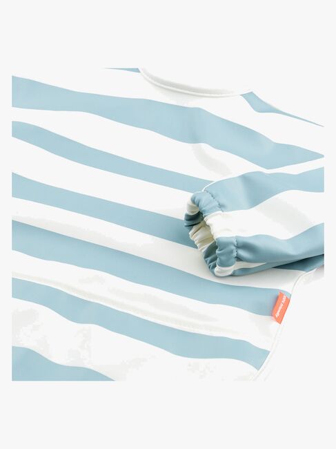 Done By Deer Langærmet Hagesmæk, Stripes Blue