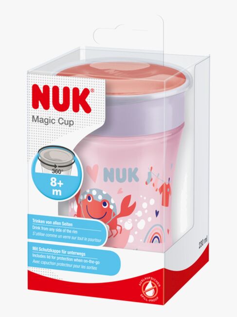 NUK Evolution Magic Kop 230 ml, Rød