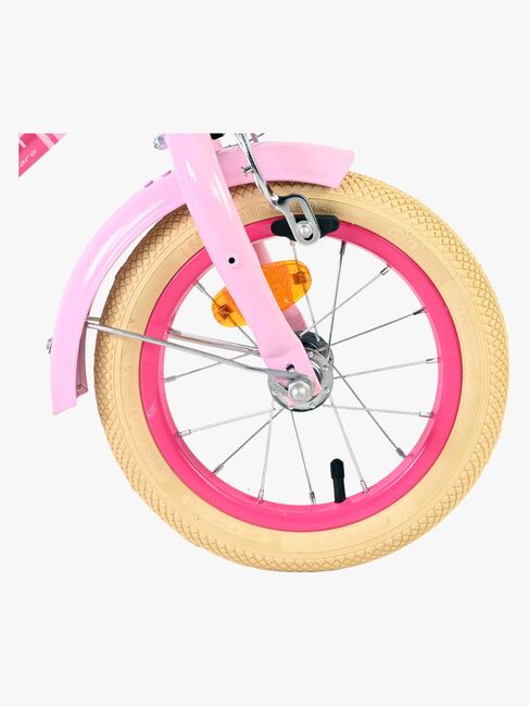 Volare Excellent Cykel med Kurv 12 Tommer, Pink