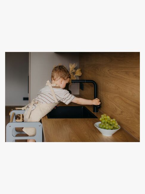 Duck Woodworks Sammenklappeligt Læringstårn, Grå