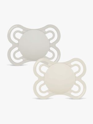 MAM Perfect Sut Silikone 2-pak 0-6m, Neutral