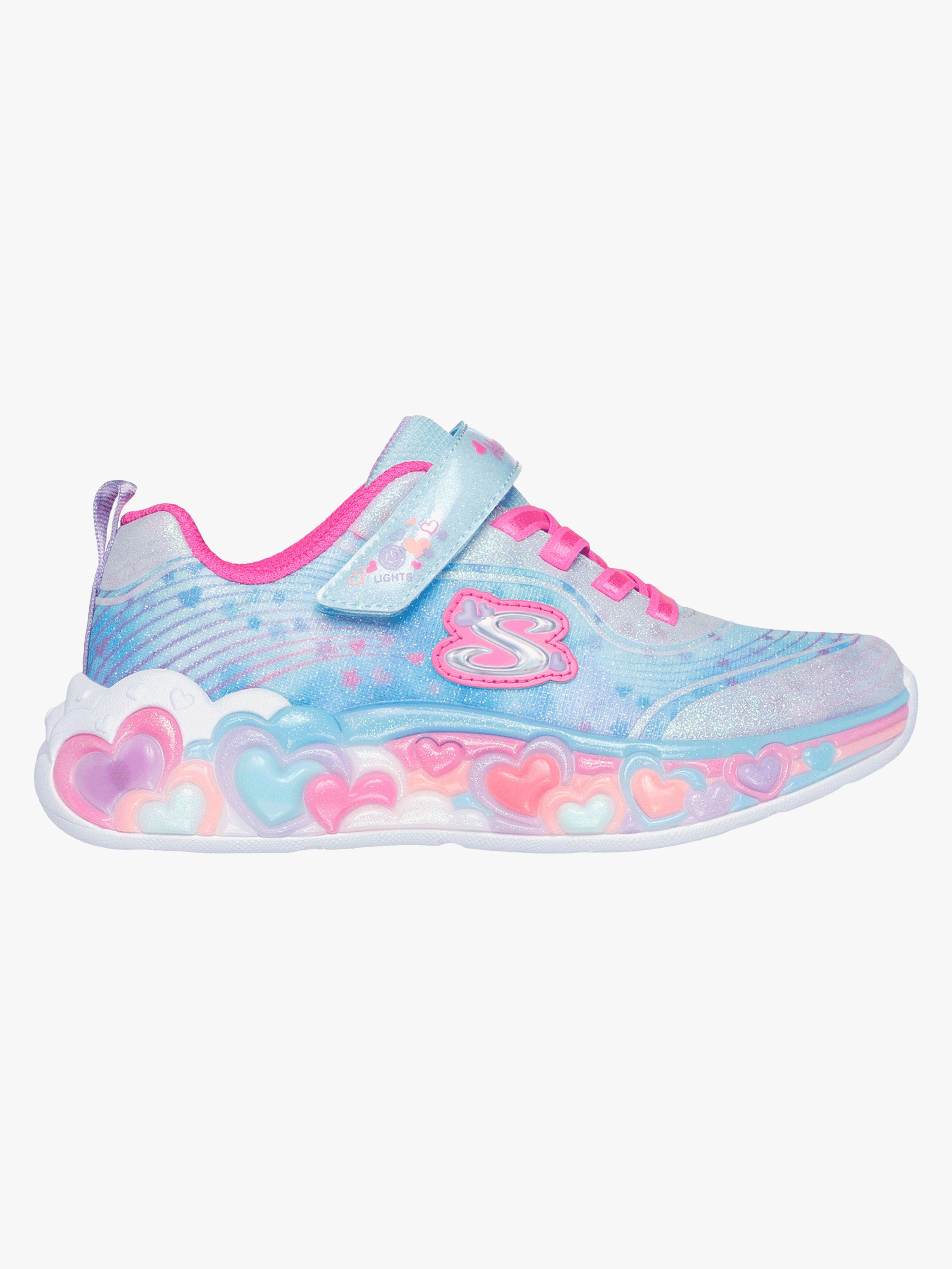 Skechers ETERNAL HEART LIGHTS Blinkende Sneakers, Blå, 27