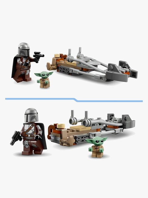 LEGO Star Wars 75436 Mandalorianeren og Grogus speederbike