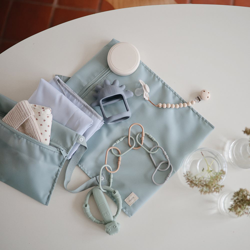 Mushie vandtæt vådtaske 2-pak, Tradewinds