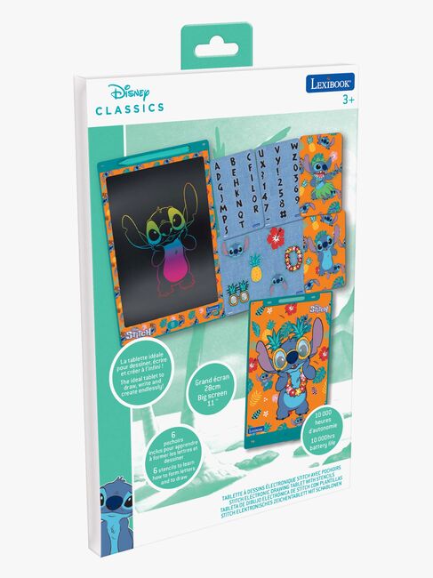 Lexibook Disney Stitch Tegnetablet med Stencilskabeloner