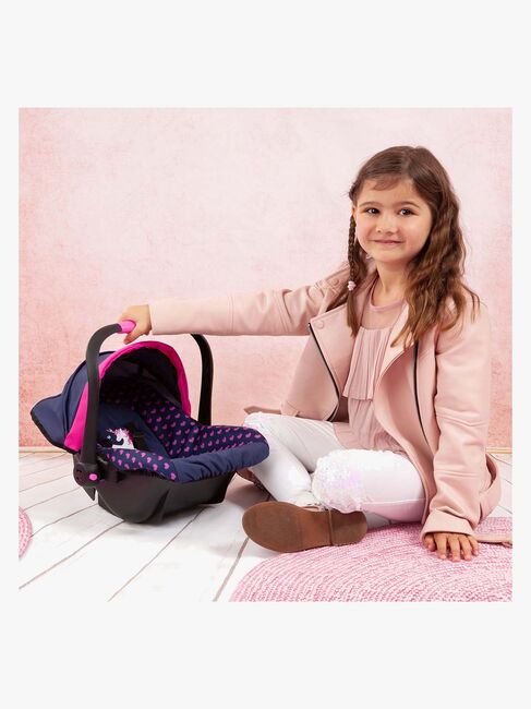 Bayer Design Dukkeautostol med Kaleche, Blå