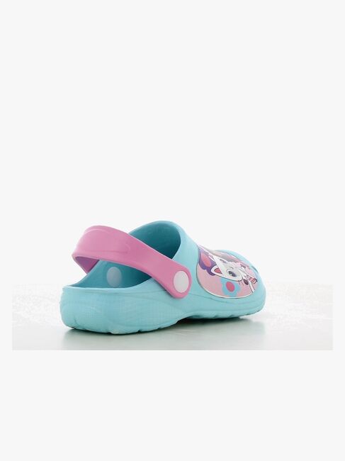 Gabby's Dollhouse Clogs, Turkish Blue/Fuchsia