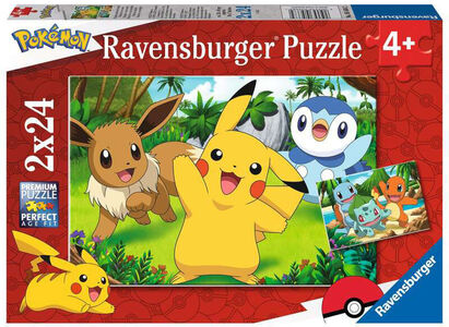 Ravensburger Puslespil Pokémon 2x24 Brikker