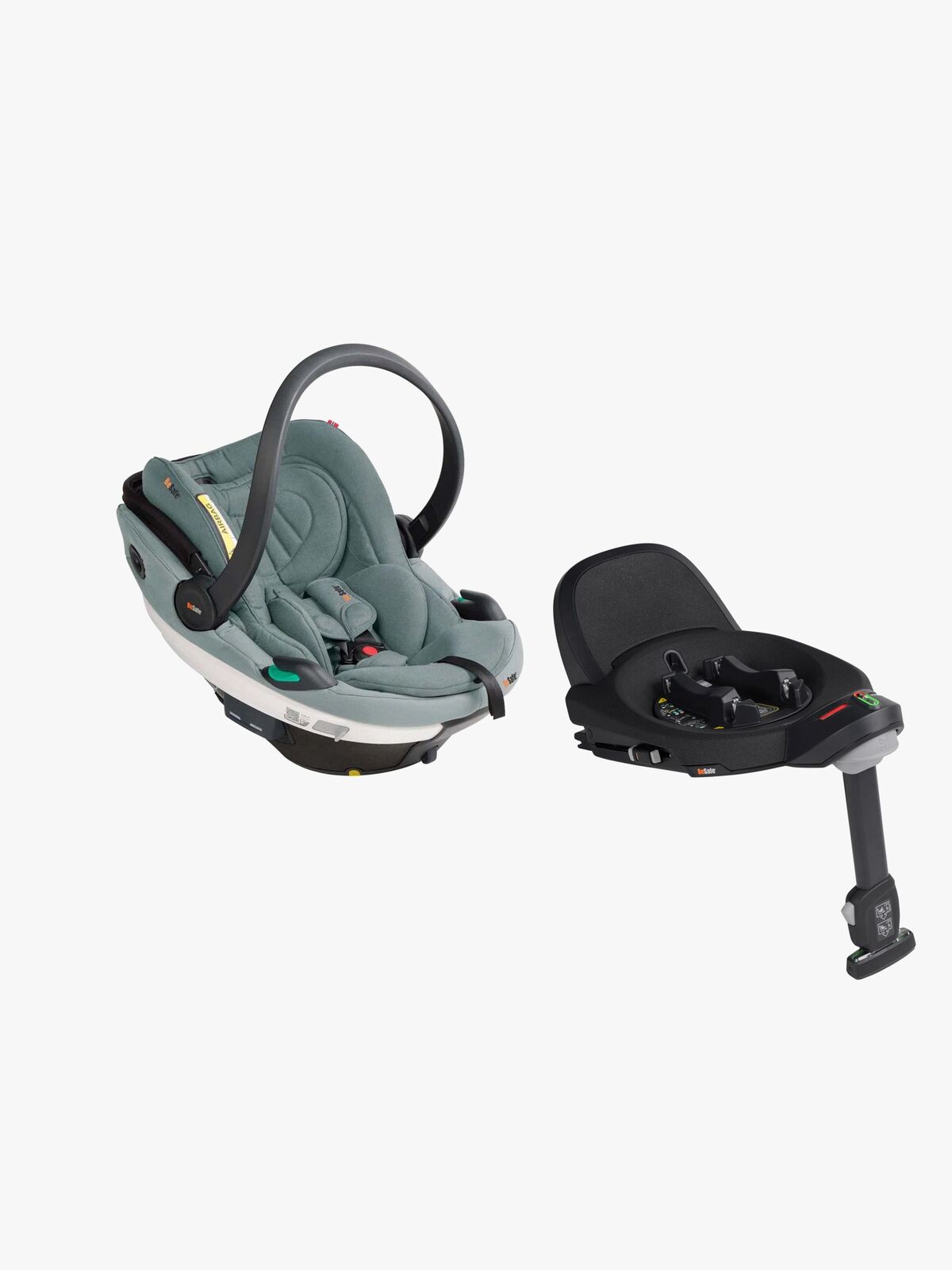 BeSafe Go Beyond Autostol Baby inkl. Base, Sea Green Mélange