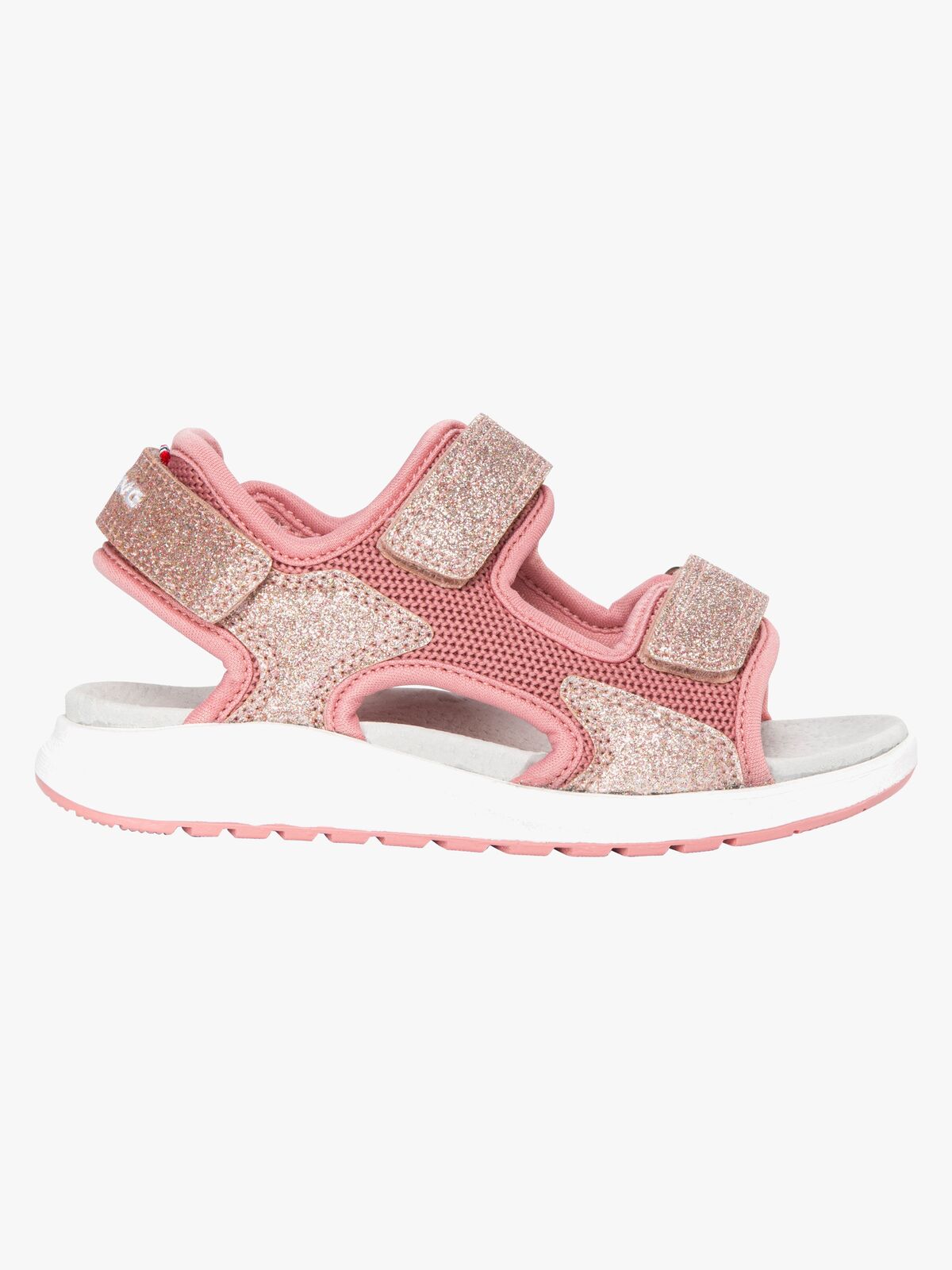 Viking Anchor Glitter 3V Sandaler, Light Pink