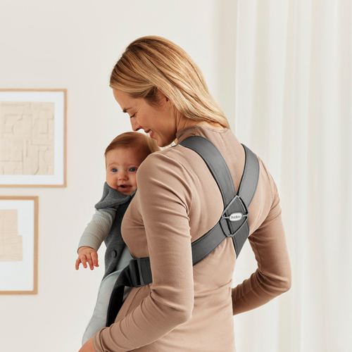 BabyBjörn Mini Bæresele 3D Jersey, Dark grey