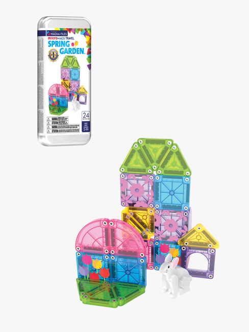 MAGNA-TILES MicroMAGS Rejsesæt Spring Garden 24 Dele