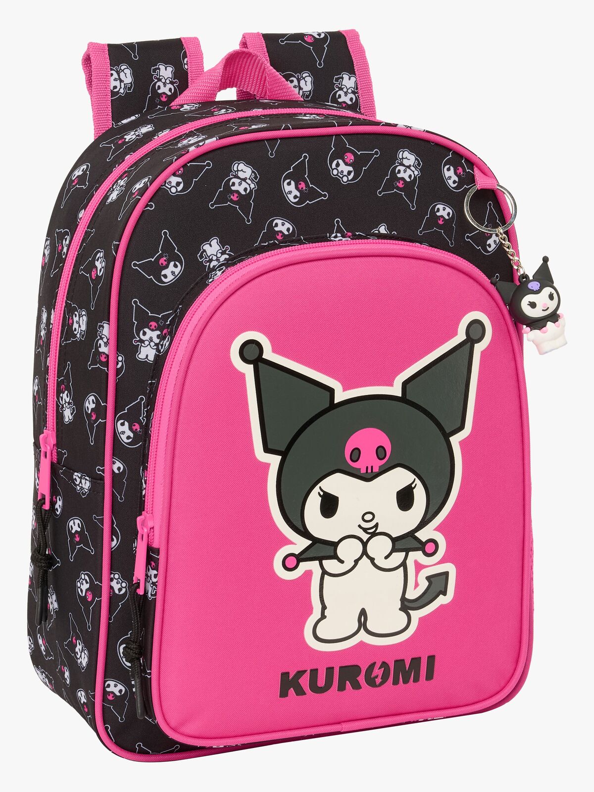 Hello Kitty Kuromi Small Rygsæk 10L, Lyserød/sort