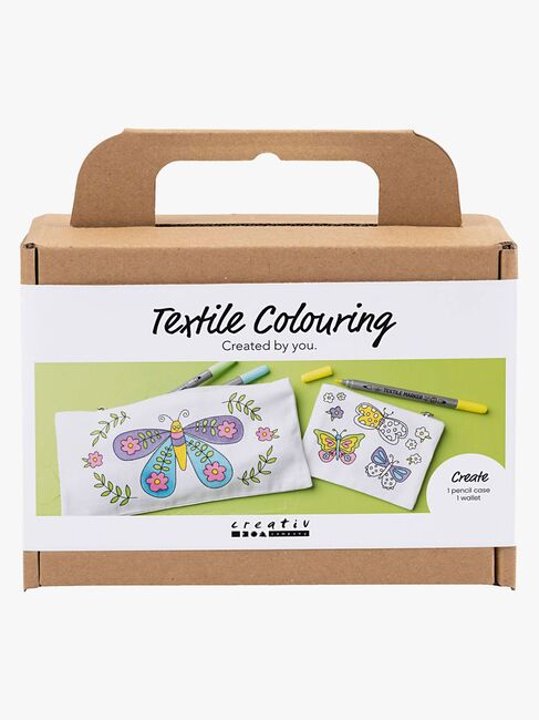 Creativ Company Mini Kreasæt Tekstilfarvning Sommerfugle