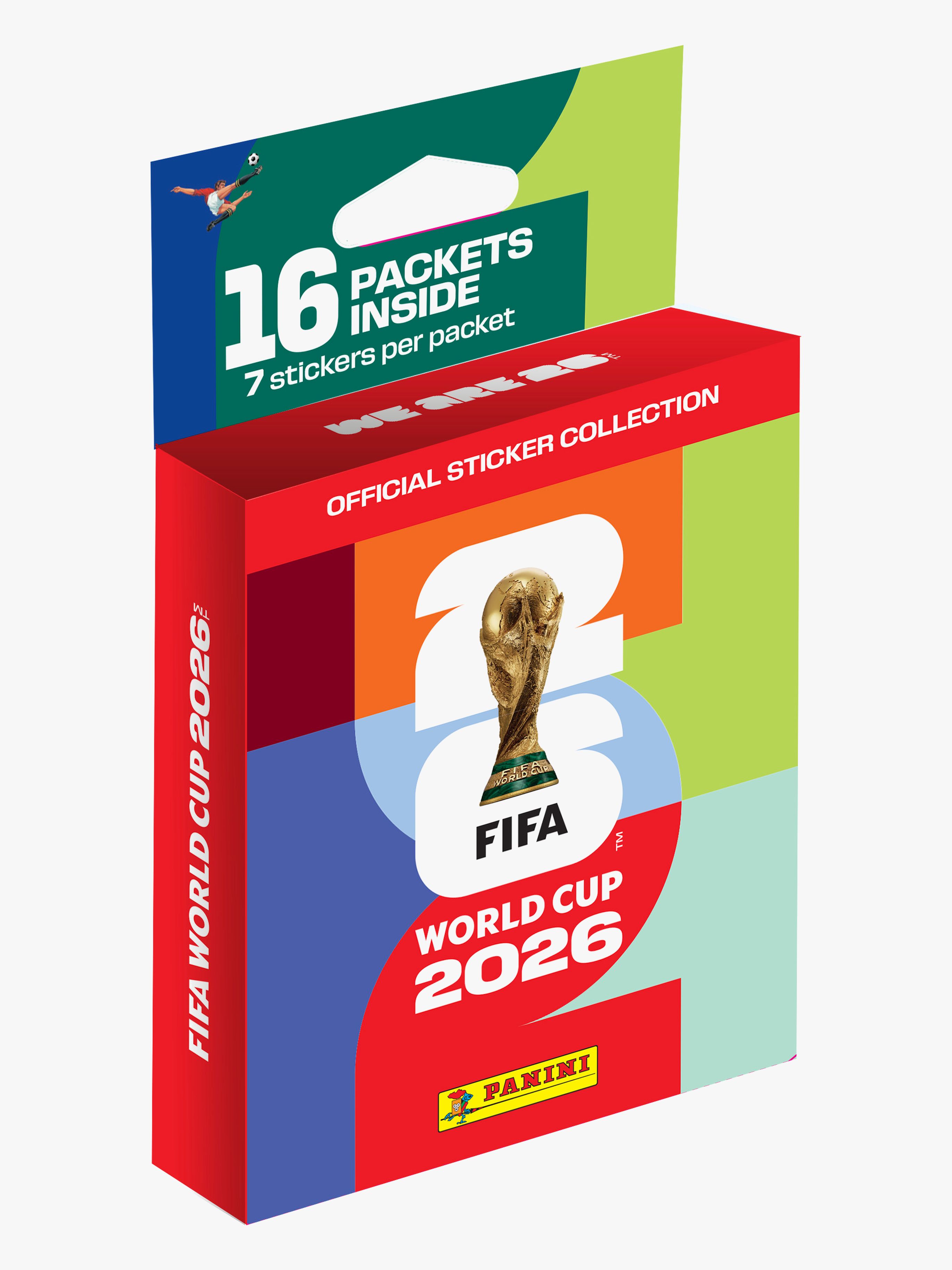 Panini FIFA World Cup 2026 Klistermærker Megaset 16-pak