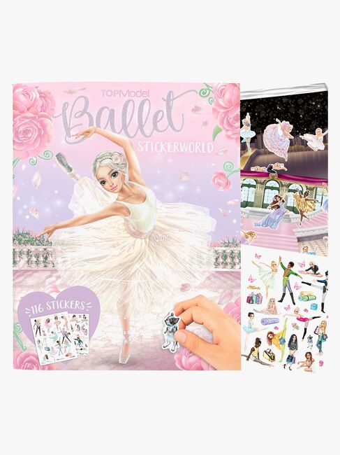 TOPModel Stickerworld Klistermærkebog Ballet