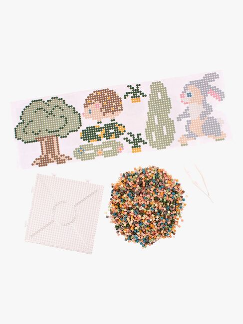 Playbox Hobbytaske med Rørperler Blanding Af Støvede Pastelfarver 12000 Stk.