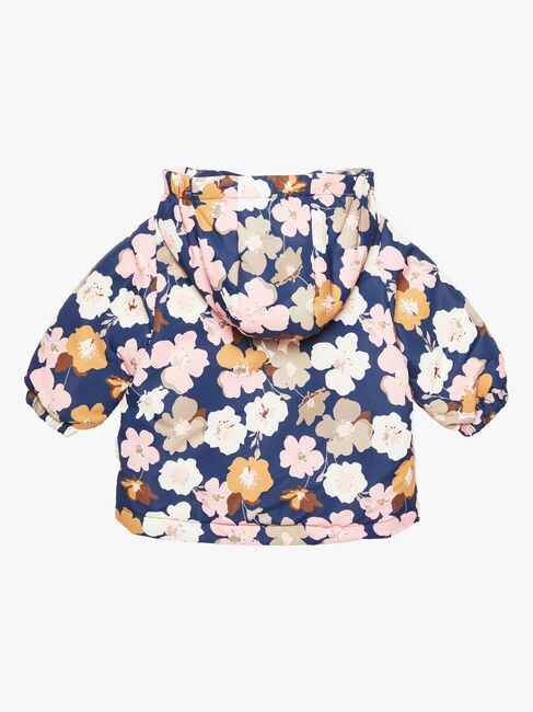 Petite Chérie Atelier Lola Jakke, Navy Big Flower